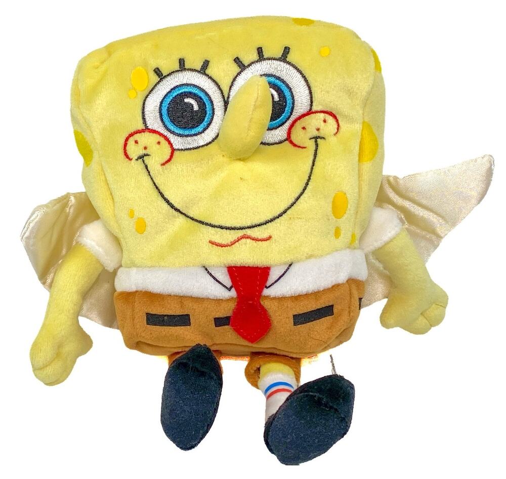 Nickelodeon Sponge Bob Square Pants Stuffed Animal Wings Plush Jakks Collectible